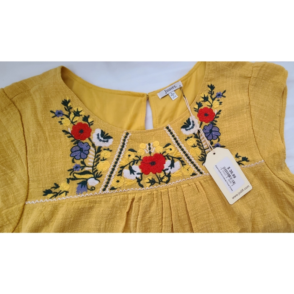 ROOLEE Katerina Embroidered Floral Dress